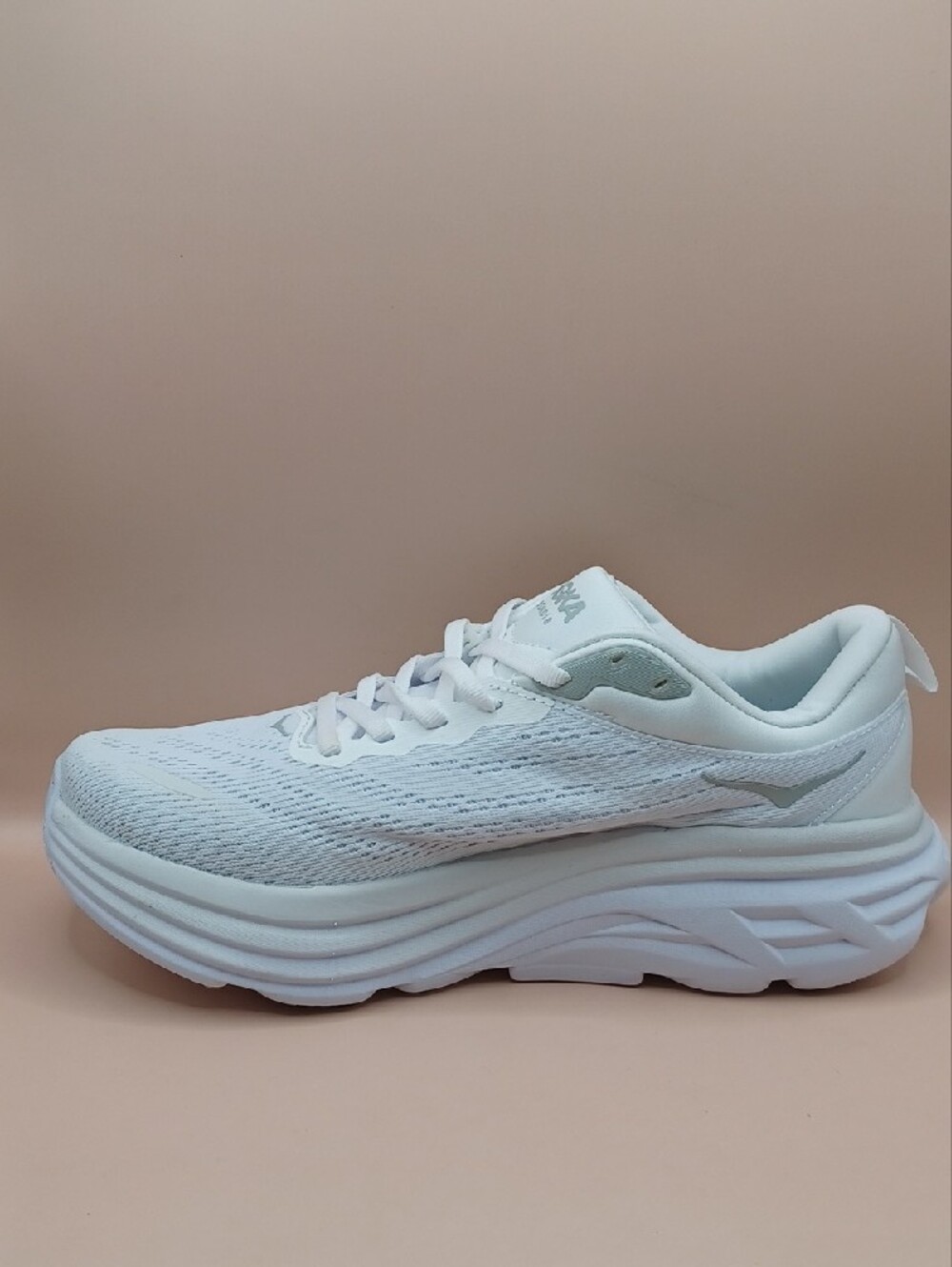 Pre-Owned Hoka One One Bondi 8 Running Shoes-White Men Size 7D US - Picture 16 of 16
